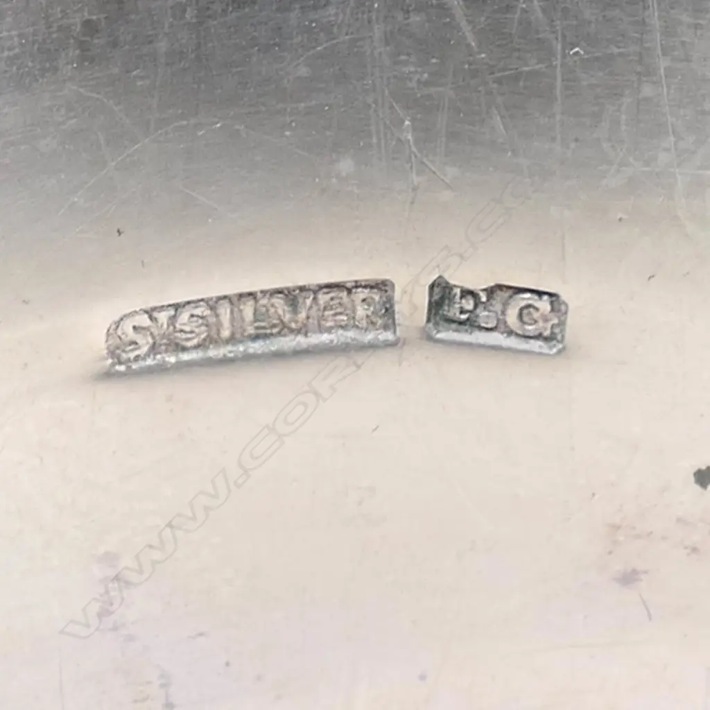 Frank Grady pair of silver napkin rings, Image 1++